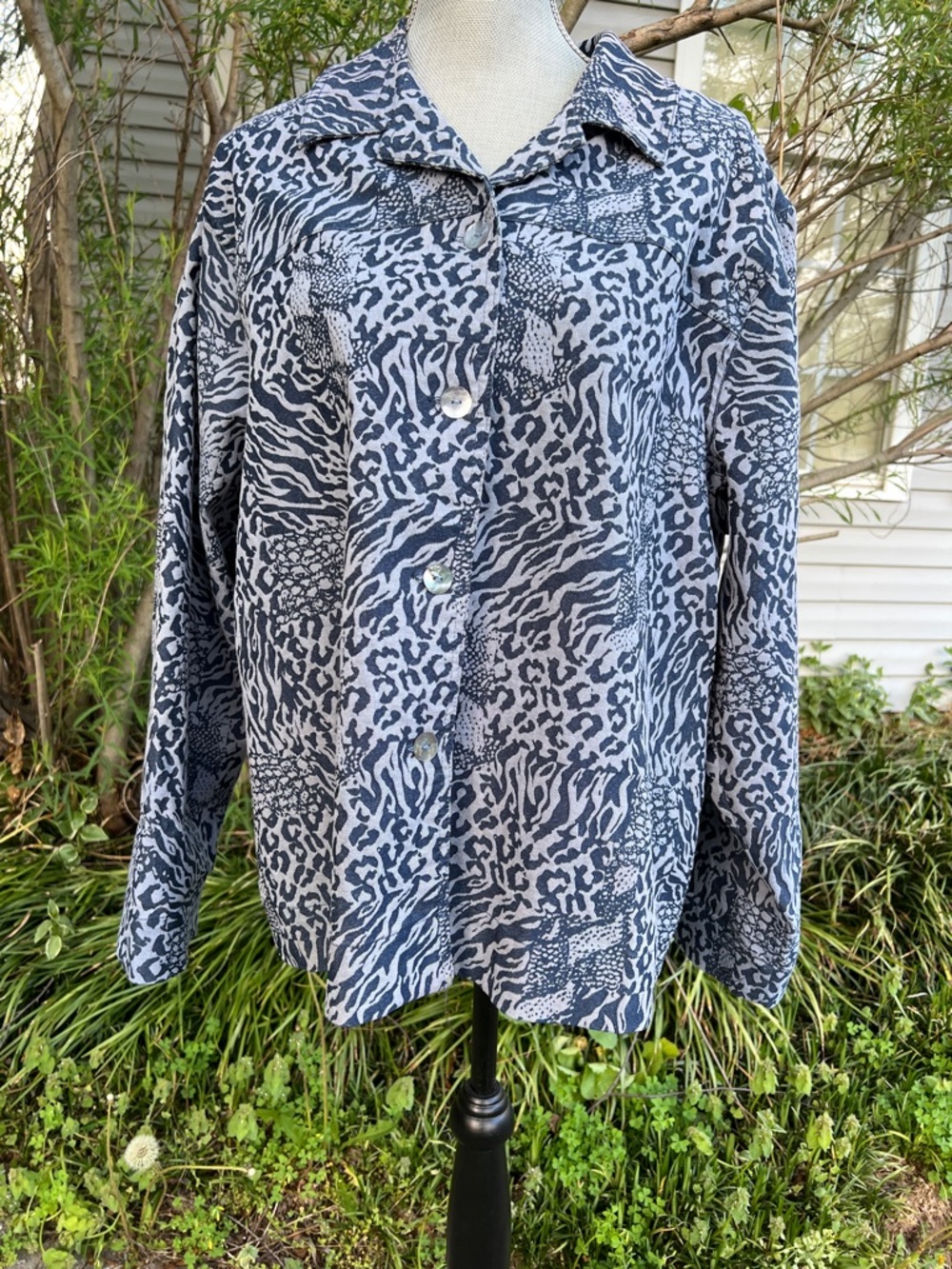Toto n Ko Animal Print Button-Up